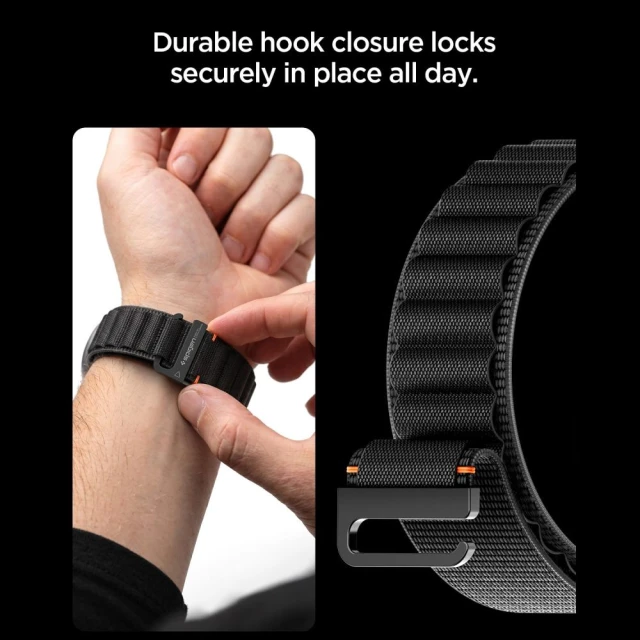 Ремінець Spigen WBF1 Band для Samsung Galaxy Watch Ultra 1/2 47mm Black (AMP11613)