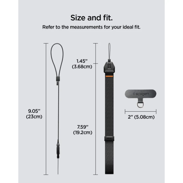 Ремешок Spigen Universal Adjustable Lanyard Strap Wrist Black (AFA11626)