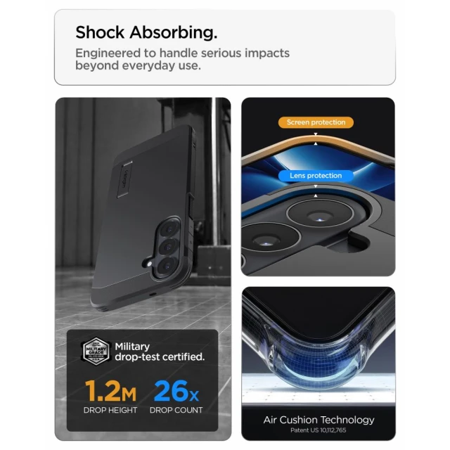 Чохол SPIGEN Tough Armor Mag для Samsung Galaxy S26 FE | S25 FE Black (ACS11634)