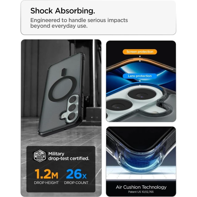 Чохол Spigen Ultra Hybrid Mag для Samsung Galaxy S26 FE Black (ACS11637)