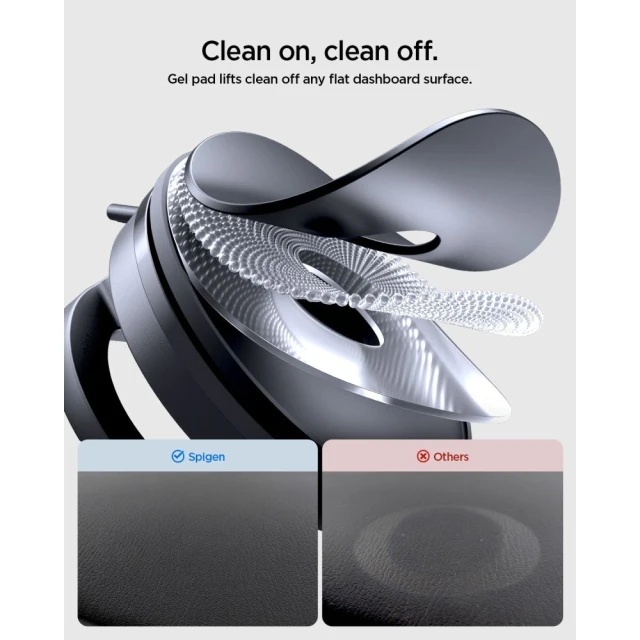 Автодержатель SPIGEN STK100 Vacuumlock Magnetic Dashboard Black (ACP11667)