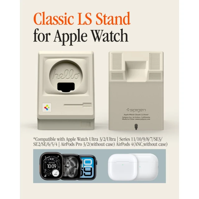 Підставка Spigen Classic LS для Apple Watch Stone (AMP11668)