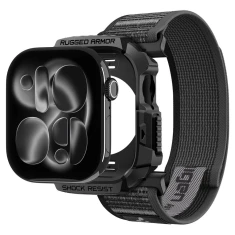Чохол Spigen Athlex Air + Rugged Armor для Apple Watch 10 | 11 | 12 46mm Active Black / Grey (8800337248067)