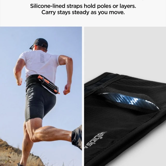 Сумка на пояс SPIGEN A712 Dynamic Shield Waist L Black (AMP11677)