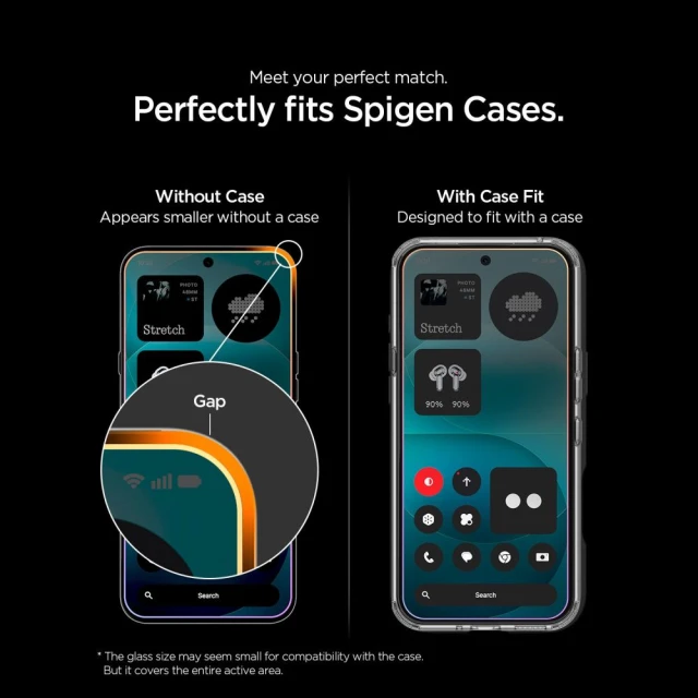 Захисне скло Spigen Glas.TR EZ Fit Pro AC HD для Nothing Phone 4A Pro Clear (2 pack) (AGL11681)