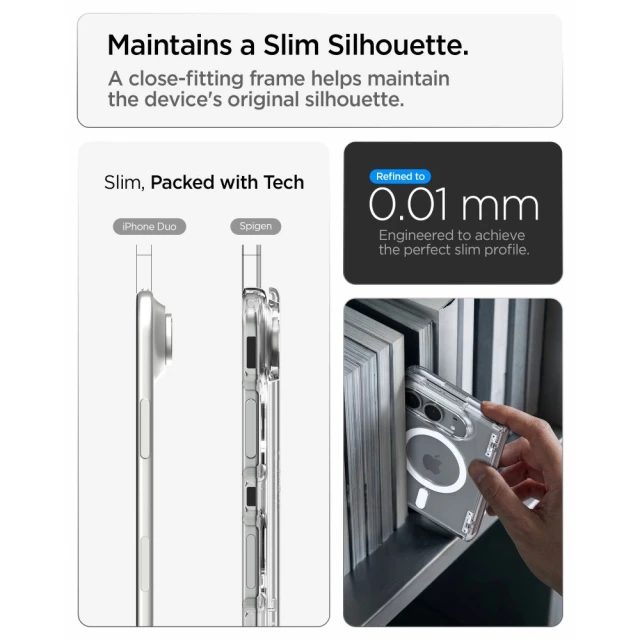 Чохол Spigen Ultra Hybrid Pro для iPhone Duo Clear (ACS11688)