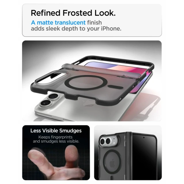 Чохол Spigen Ultra Hybrid Pro для iPhone Duo Frost Black (ACS11689)