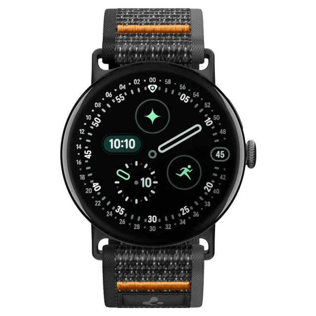 Ремінець Spigen Athlex Air для Google Pixel Watch 5 41 mm | 4 41 mm | 3 41 mm | 2 41 mm | 1 41 mm Black (AMP11751)