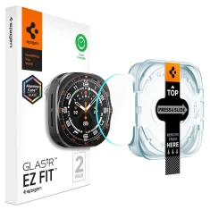 Захисне скло Spigen Glas.tR EZ-Fit AC (2 pack) для Samsung Galaxy Watch Ultra 2 47mm Clear (AGL11758)