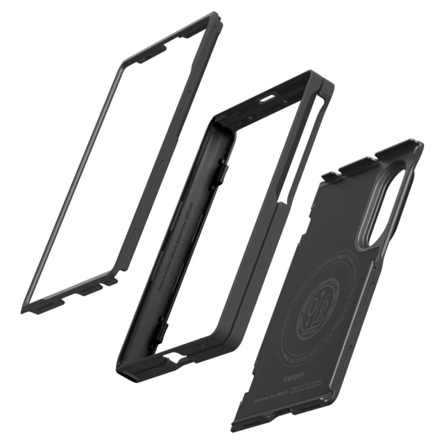 Чохол Spigen Slim Armor Pro S для Samsung Galaxy Fold 8 Black (ACS11779)