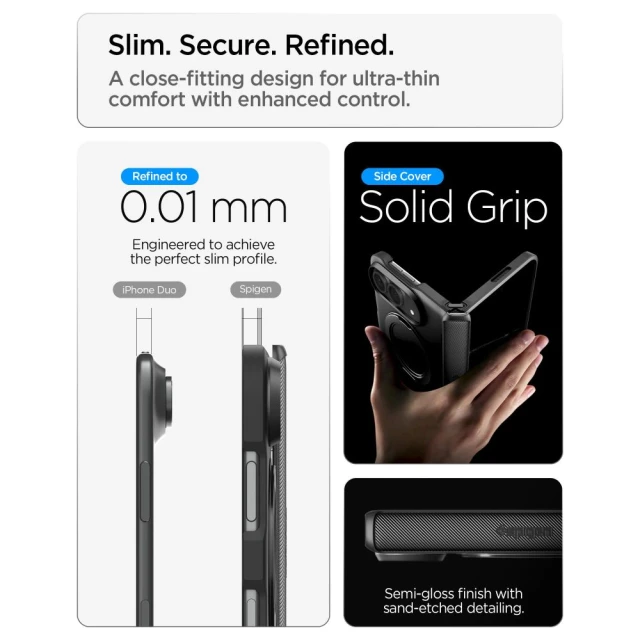Чохол Spigen Slim Armor Pro S для iPhone Duo Black (ACS11780)