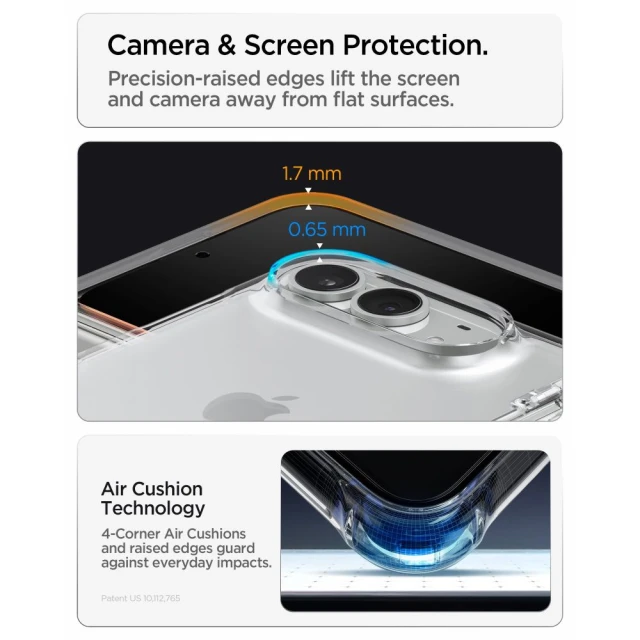 Чохол Spigen Ultra Hybrid Pro для iPhone Duo Crystal Clear (ACS11781)