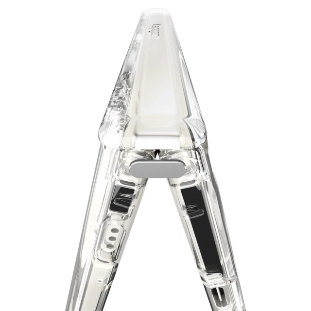 Чохол Spigen Ultra Hybrid Pro S Mag MagSafe для iPhone Duo Crystal Clear/White (8800337249118)