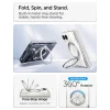 Чохол Spigen Ultra Hybrid Pro S Mag MagSafe для iPhone Duo Crystal Clear/White (8800337249118)