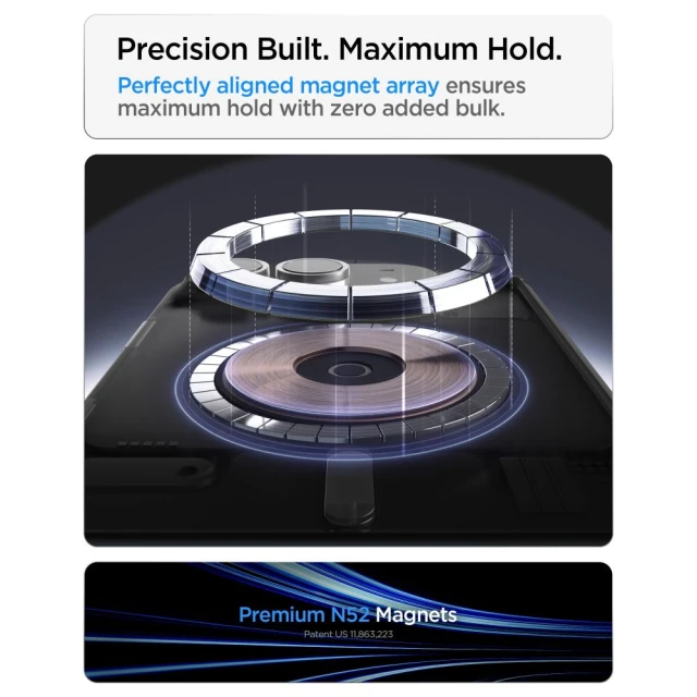 Чохол Spigen Ultra Hybrid Pro S Mag MagSafe для iPhone Duo Crystal Clear/White (8800337249118)