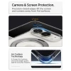 Чохол Spigen Ultra Hybrid Pro S Mag MagSafe для iPhone Duo Crystal Clear/White (8800337249118)
