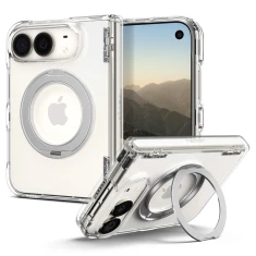 Чохол Spigen Ultra Hybrid Pro S Mag MagSafe для iPhone Duo Crystal Clear/White (8800337249118)