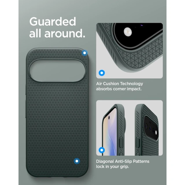 Чехол Spigen Liquid Air Mag для Google Pixel 11 Green (ACS11853)