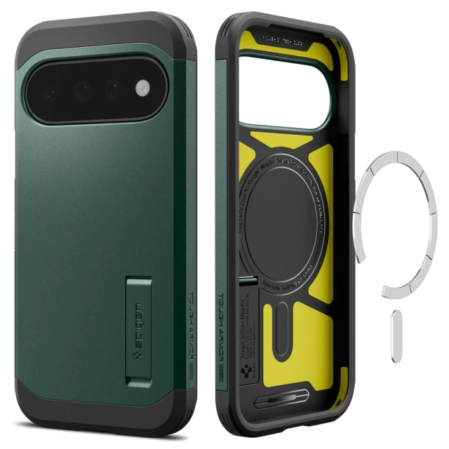 Чехол Spigen Tough Armor Mag для Google Pixel 11 Green (ACS11854)