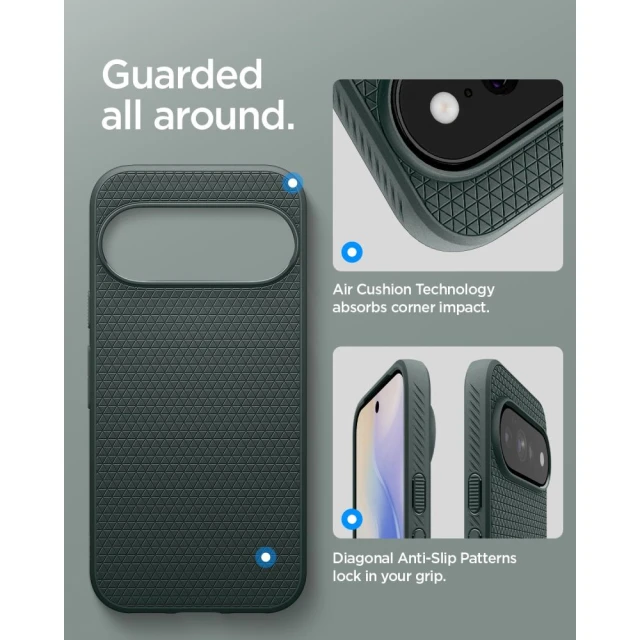 Чохол Spigen Liquid Air Mag для Google Pixel 11 Pro Green (ACS11858)