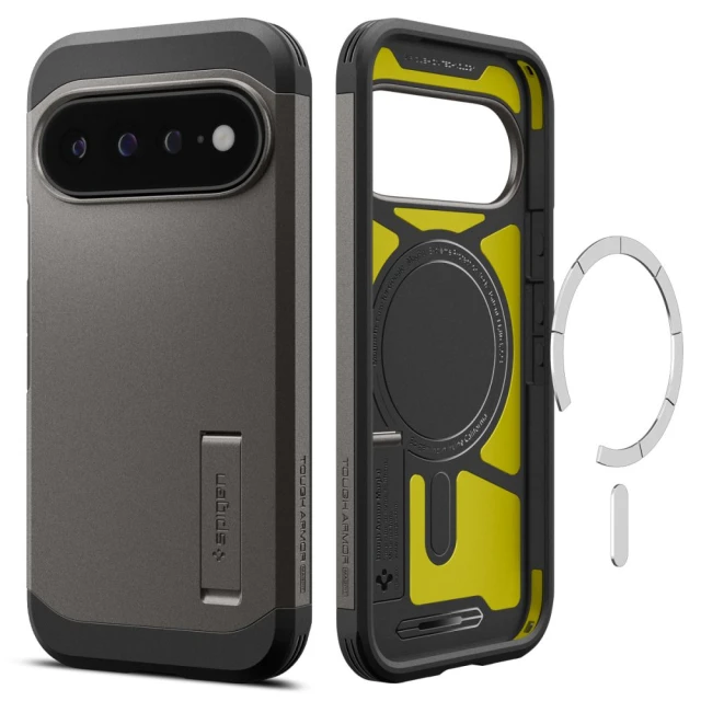 Чохол Spigen Tough Armor Mag для Google Pixel 11 Pro XL Gunmetal (ACS11865)