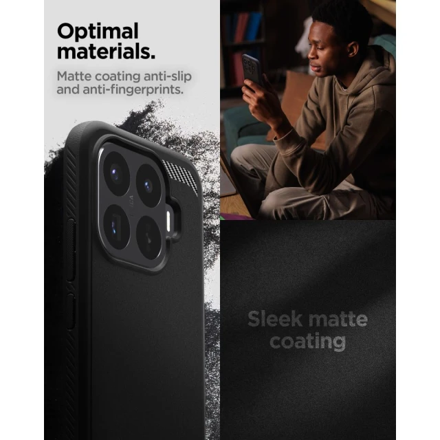 Чехол Spigen Rugged Armor для Xiaomi 17T Pro Black (ACS11869)