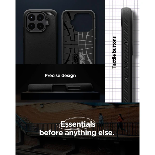 Чехол Spigen Rugged Armor для Xiaomi 17T Pro Black (ACS11869)