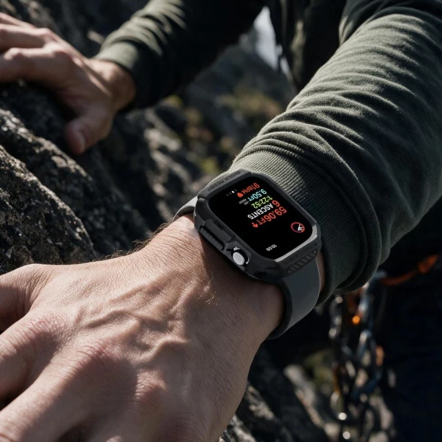 Чохол Spigen Rugged Armor для Apple Watch Series 11/10 42 mm Black (ACS11877)