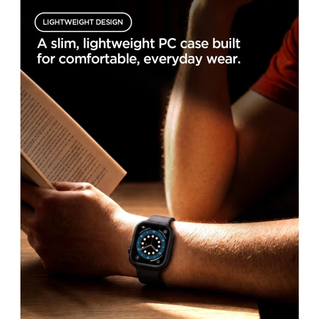 Чохол Spigen Thin Fit для Apple Watch 46 mm Black (ACS11890)