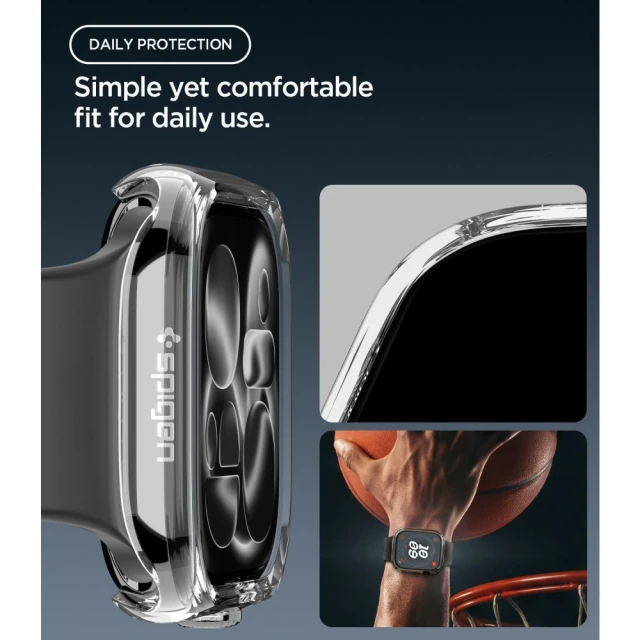 Чохол Spigen Thin Fit для Apple Watch 46 mm Clear (ACS11891)