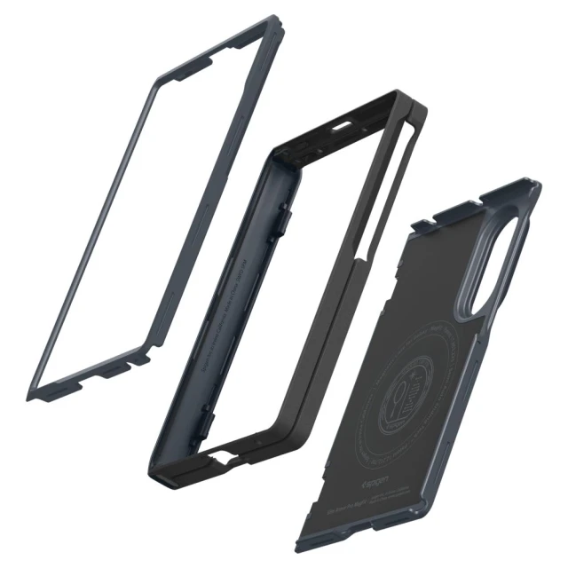 Чохол Spigen Slim Armor Pro для Samsung Galaxy Fold 8 Silver (ACS11951)