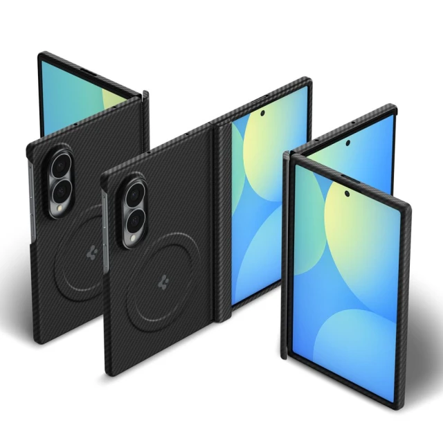 Чохол Spigen AirSkin Aramid для Samsung Galaxy Fold 8 Black (ACS11953)