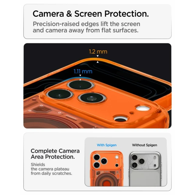 Чохол Spigen C1 Ultra Hybrid Mag для iPhone 18 Pro | 17 Pro Orange (ACS11986)