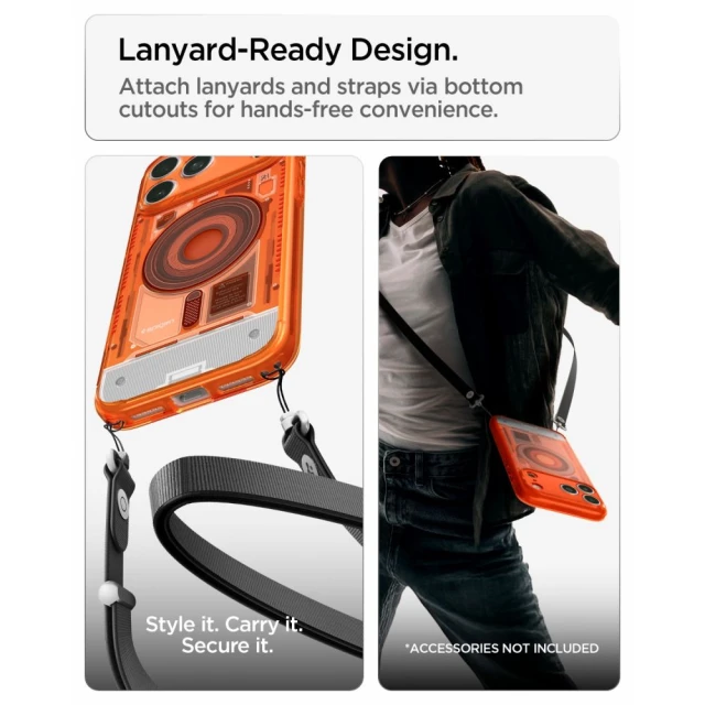 Чохол Spigen C1 Ultra Hybrid Mag для iPhone 18 Pro | 17 Pro Orange (ACS11986)