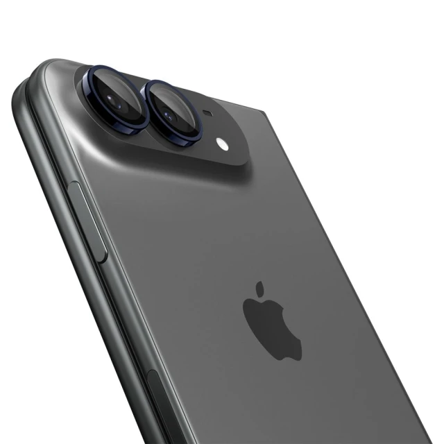 Захисне скло для камери Spigen Glas.Tr Camera EZ FIT Optik Pro для iPhone Duo Black (2 pack) (AGL12011)