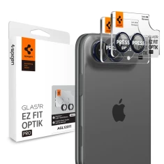 Захисне скло для камери Spigen Glas.Tr Camera EZ FIT Optik Pro для iPhone Duo Black (2 pack) (AGL12011)