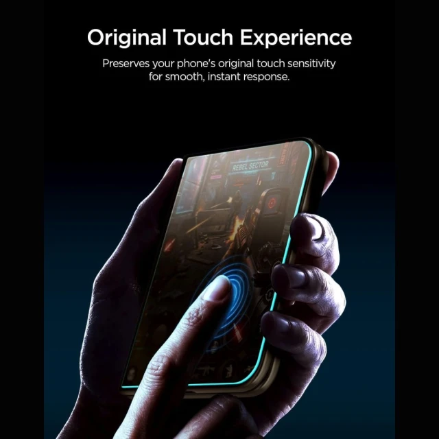 Захисне скло Spigen Glas.TR EZ Fit Pro HD AC (2 pack) для iPhone Duo Privacy (AGL12015)