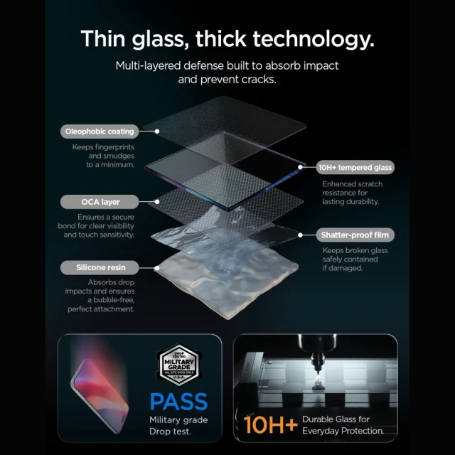 Захисне скло Spigen Glas.tR EZ Fit Pro HD AC для iPhone 18 Pro Max Privacy (2 pack) (AGL12033)