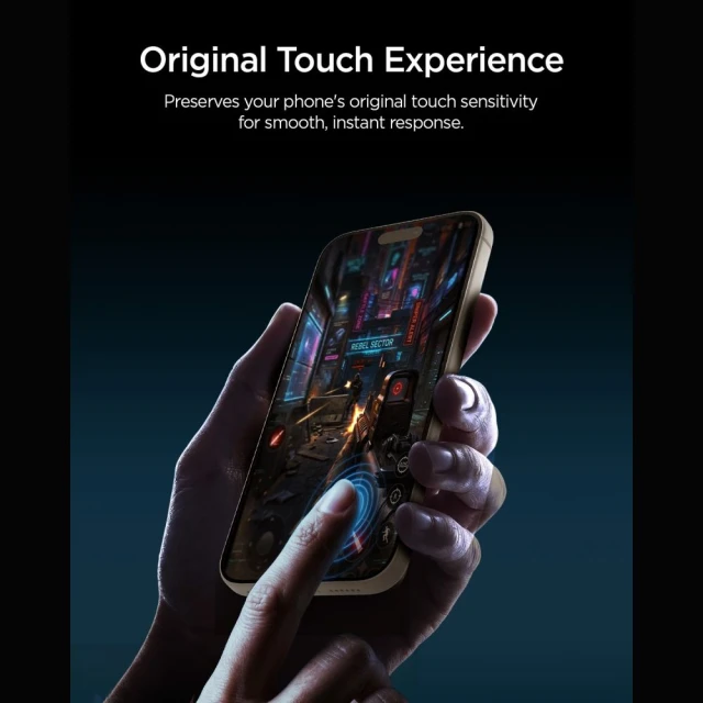 Захисне скло Spigen Glas.tR EZ Fit Pro HD AC для iPhone 18 Pro Max Privacy (2 pack) (AGL12033)