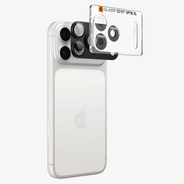 Захисне скло для камери Spigen Optik Pro XL Glas.TR EZ Fit для iPhone 18 Pro Dark Grey (AGL12035)