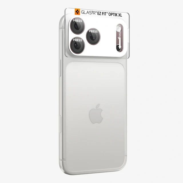 Захисне скло для камери Spigen Optik Pro XL GLAS.TR EZ FIT для iPhone 18 Pro Dark Cherry (8800337251654)