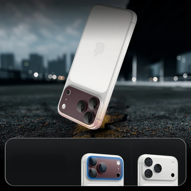 Захисне скло для камери Spigen Optik Pro XL GLAS.TR EZ FIT для iPhone 18 Pro Dark Cherry (8800337251654)