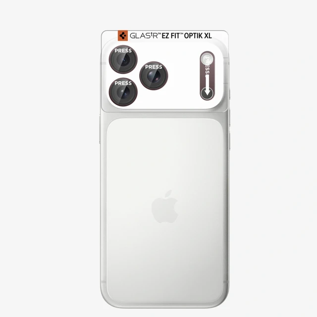 Захисне скло для камери Spigen Optik Pro XL GLAS.TR EZ FIT для iPhone 18 Pro Dark Cherry (8800337251654)