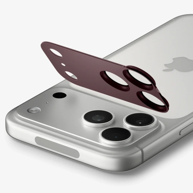 Захисне скло для камери Spigen Optik Pro XL GLAS.TR EZ FIT для iPhone 18 Pro Dark Cherry (8800337251654)
