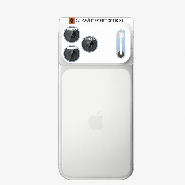 Захисне скло для камери Spigen Optik Pro XL GLAS.TR EZ FIT для iPhone 18 Pro Blue (8800337251661)
