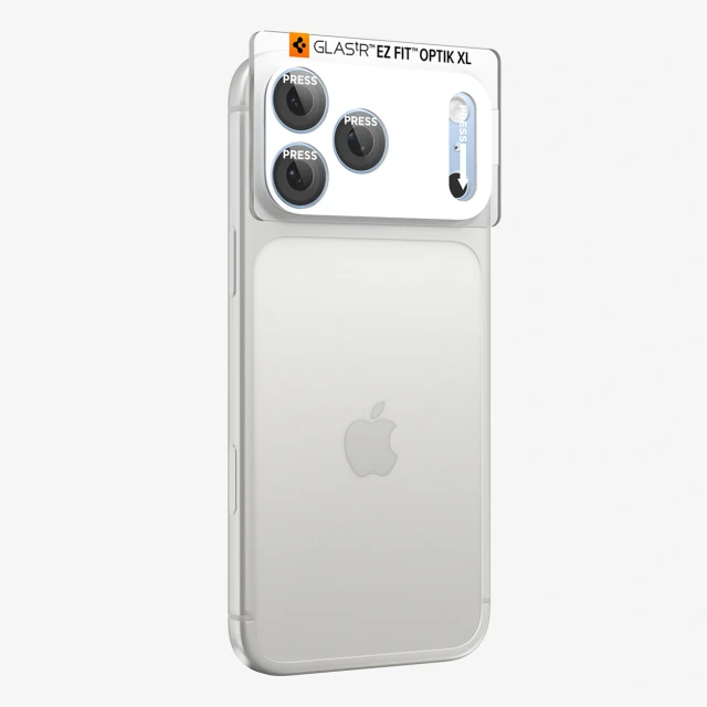Захисне скло для камери Spigen Optik Pro XL GLAS.TR EZ FIT для iPhone 18 Pro Blue (8800337251661)