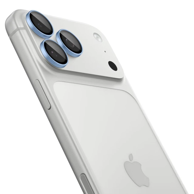 Захисне скло для камери Spigen Optik Pro Glas.TR EZ Fit (2 pack) для iPhone 18 Pro Max | 18 Pro Light Blue (AGL12045)
