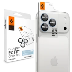 Захисне скло для камери Spigen Optik Pro Glas.TR EZ Fit (2 pack) для iPhone 18 Pro Max | 18 Pro Light Blue (AGL12045)
