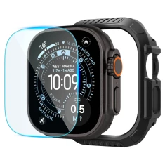 Чохол Spigen Lock Fit + скло для Apple Watch Ultra 1 | 2 | 3 | 4 49 мм Matte Black (8800337251814)