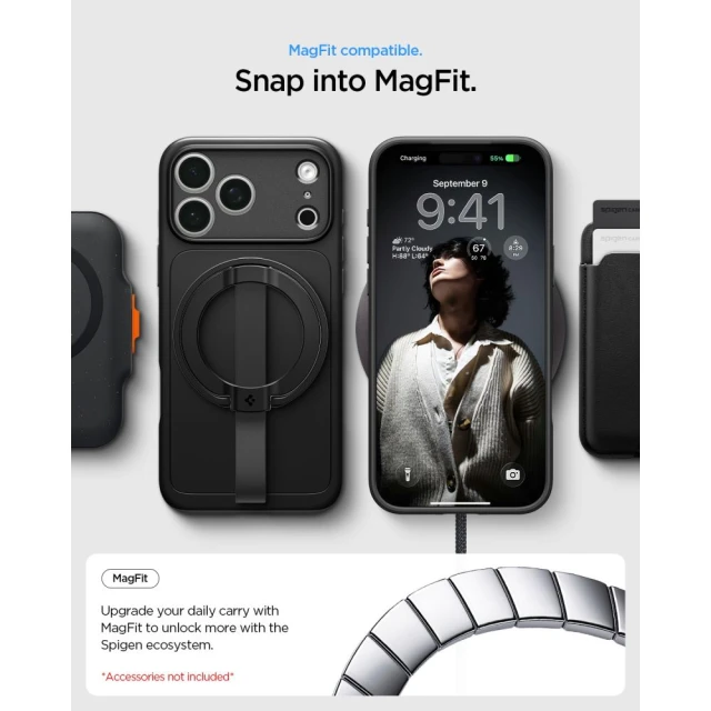 Чохол Spigen Thin Fit Mag для iPhone 18 Pro Max | 17 Pro Max Black (ACS12105)